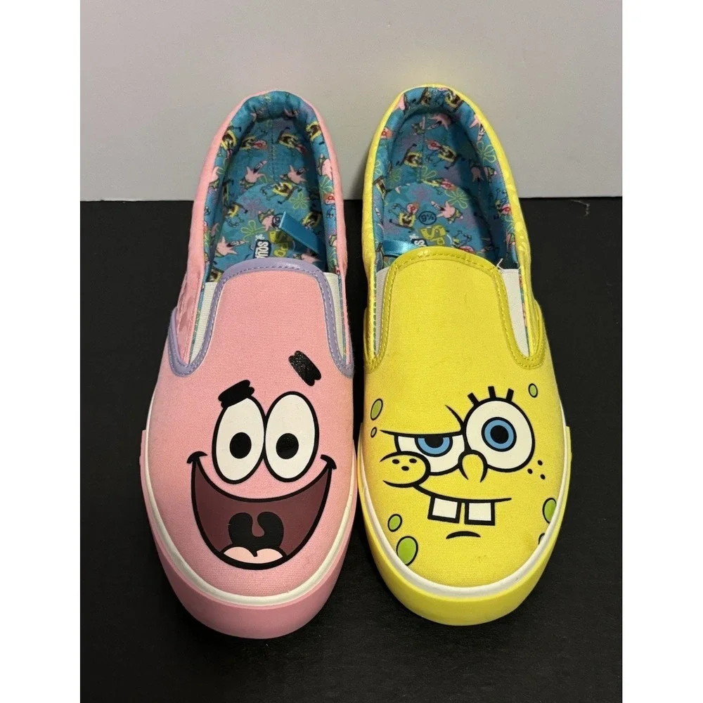 SpongeBob SquarePants & Patrick Slide Slip-on Shoes Ground Up Mens: 9.5 Wmns: 11
